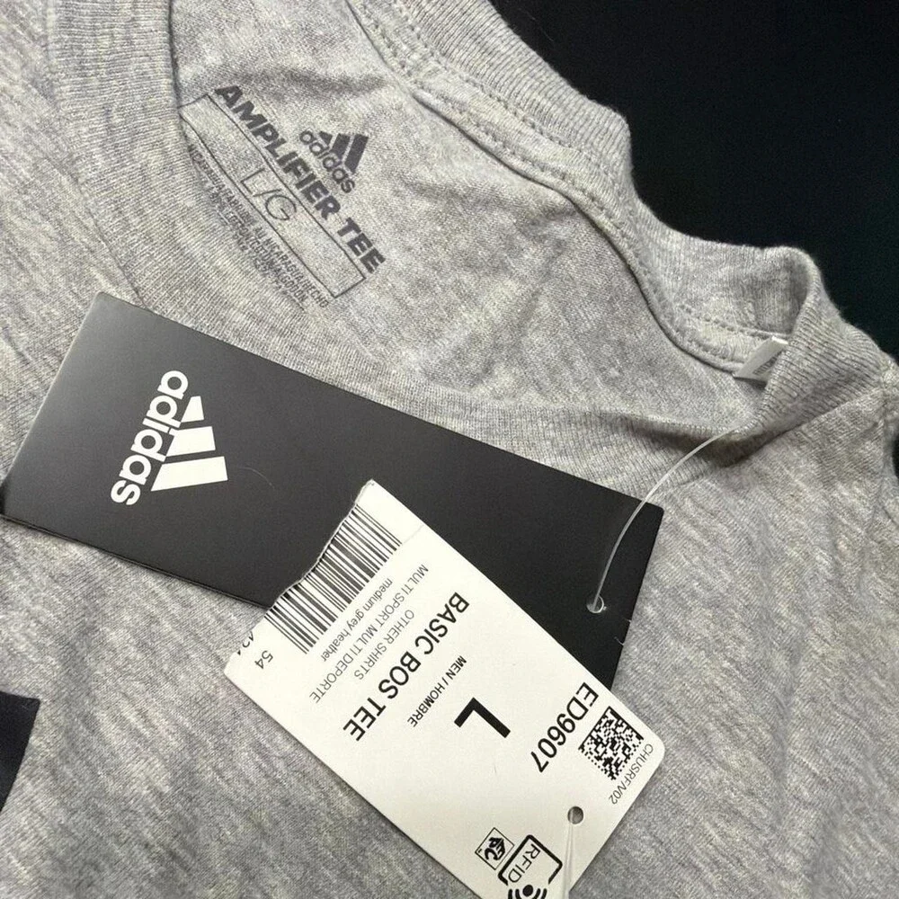 Adidas Men's Grey T-shirt